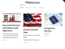 Tablet Screenshot of filipinalove.net